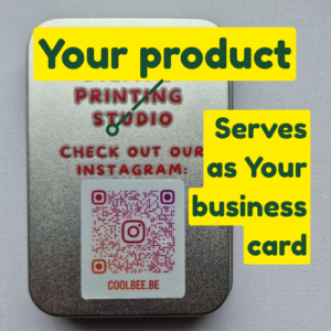 UV DTF business cards that can be applied to almost any product